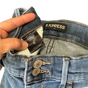 Express Blue Skinny Jeans with Modern Fit